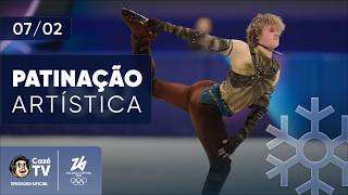 AO VIVO: PATINAÇÃO ARTÍSTICA | OLIMPÍADAS DE INVERNO 2026