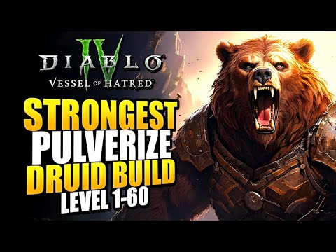 Diablo 4 Best Druid Leveling Build for Season 9 - One Shot EVERYTHING 1-60