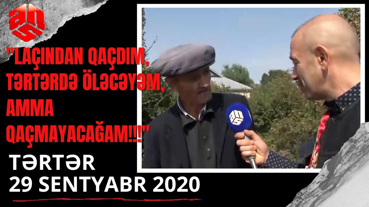 "Laçından qaçdım, Tərtərdə öləcəyəm, amma qaçmayacağam!!!"