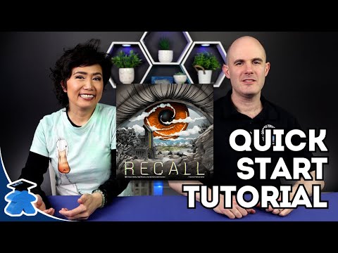 Recall - Start Playing Under 12 Minutes. A Board Game How to Play, Quick Start Tutorial