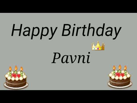 Happy Birthday Pavni | Happy Birthday Wishes For P Alphabet Names