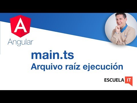 Descripción del archivo main ts de una app Angular