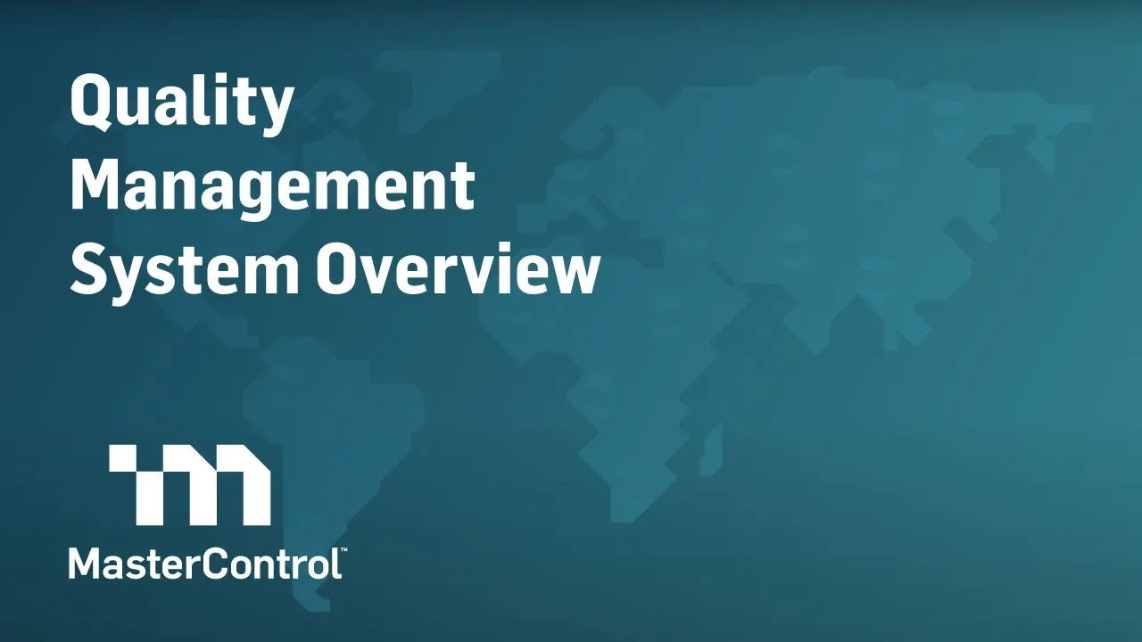 MasterControl Quality Management System (QMS) Demo