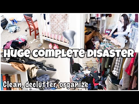 Huge Complete Disaster Real Life Cleaning | Messy House Transformation | Cleaning My Closet