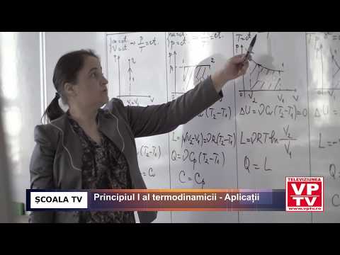 Principiul I al termodinamicii – Aplicații