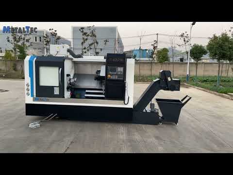Токарный станок ЧПУ с наклонной станиной MetalTec ТС 45 x 750 (Комплектация ПРОМ), видео 15