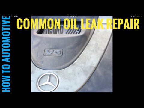 How to Replace the Cam Plug (Common Oil Leak) on a Mercedes