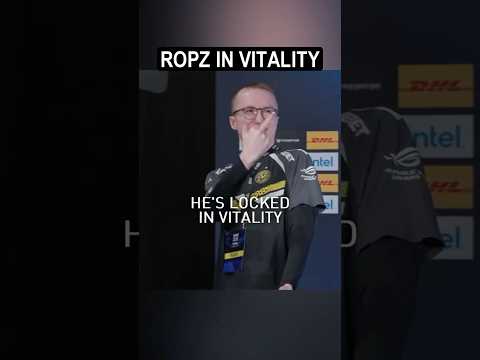 Ropz in Vitality #cs2 #counterstrike #csgo #vitality #zywoo #ropz