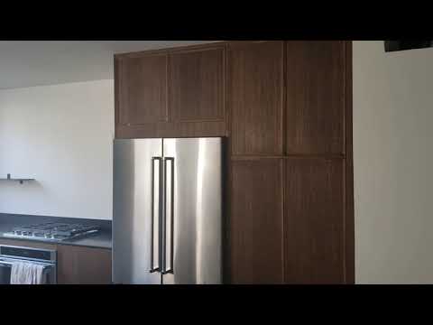 IKEA cabinets with Reform fronts and Blum push open drawers