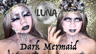 Luna, The Dark Mermaid Makeup Look