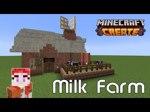 Minecraft Create Mod (1.20.1): Making a Fully Automatic Milk Farm