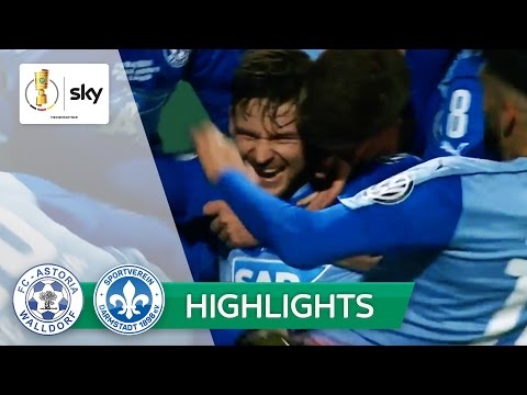 FC-Astoria Walldorf - SV Darmstadt 98 1:0 | Highlights DFB-Pokal 2016/17 - 2. Runde