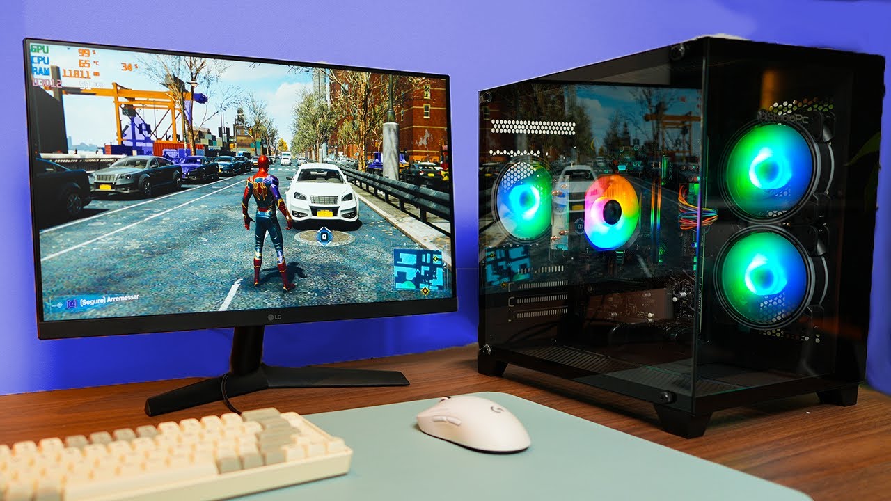 O Melhor PC GAMER COMPLETO e BARATO para rodar tudo!