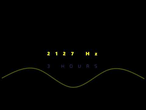 ⒽⓏ2127  HZ FREQUENCY PURE TONE 3 HOURS