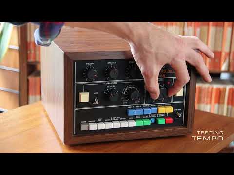 (Video) *Serviced* Roland CR-68 CompuRhythm Vintage Analogue Rhythm Drum Machine Analog CR-78 1970s Made in Japan CR68 Bild 14