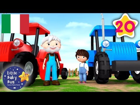 La Canzone Del Trattore | 20 Minuti di Canzoncine | Little Baby Bum Italia | #canzoniperbambini