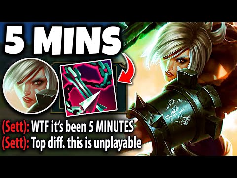 What Happens When Riven Get Ironspike Whip At 5 Minutes