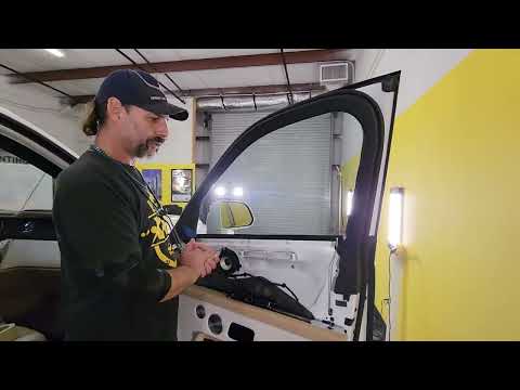 How to remove the door panels on a Rolls-Royce Cullinan to properly Tint the Windows at Tint Man FL.