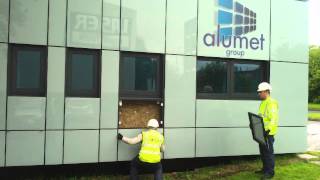 preview picture of video 'Alumet's new Schuco ERC 50 retrofit facade system on Jubilee House'