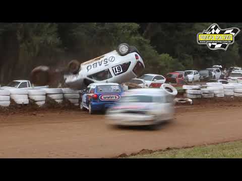 Acidente Dirceu Rausis x Gefferson de Lima - 1ª Etapa Catarinense de Automobilismo 2019