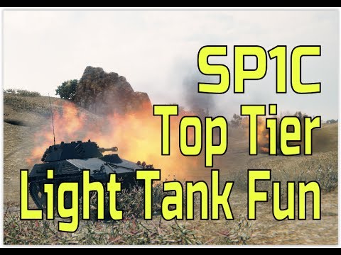 World of Tanks - SP1C - Top Tier Light Tank Fun