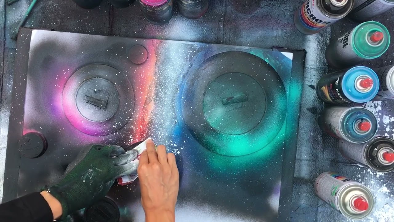 spray paint art EASY 3D&Frame 3D&
