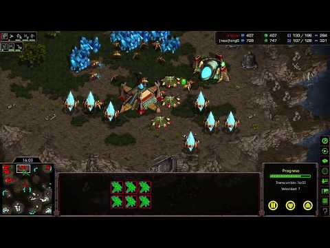 Bisu (P) vs Larva (Z) en Fighting Spirit - StarCraft BroodWar REMASTERED
