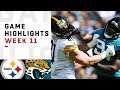Steelers vs. Jaguars Week 11 Highlights | NFL 2018