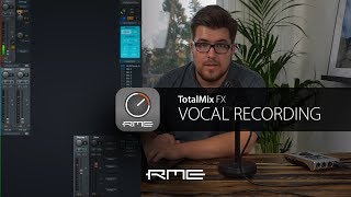 Video thumbnail for TotalMix FX for Beginners - Vocal Recording with RME Audio Interfaces by RME Audio