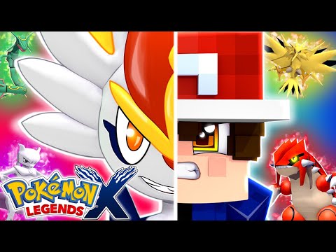 Minecraft Pokemon X LEGENDS - A FUSÃO POKÉMON INICIAL CINDERACE ! ! FILME