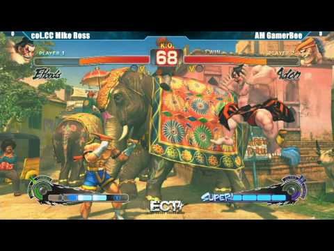 SSF4 AE2012 Top 8 coL.CC Mike Ross vs AM GamerBee - ECT4 Tournament