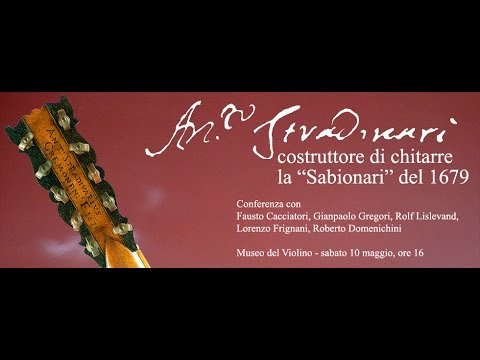 Rolf Lislevand parla della chitarra di Antonio Stradivari, la Sabionari 1679