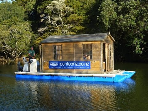 DIY Pontoon Tiny Houses