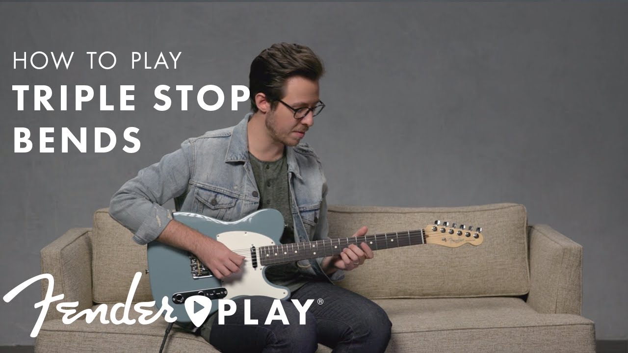 How To Play Triple Stop Bends | Fender Play | Fender - YouTube
