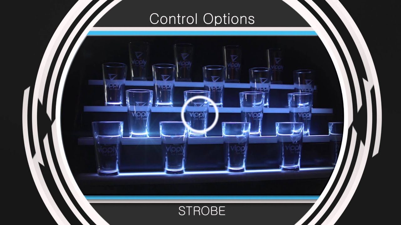 LED Tiered Liquor Shelf // 4 Step // 6 ft video thumbnail