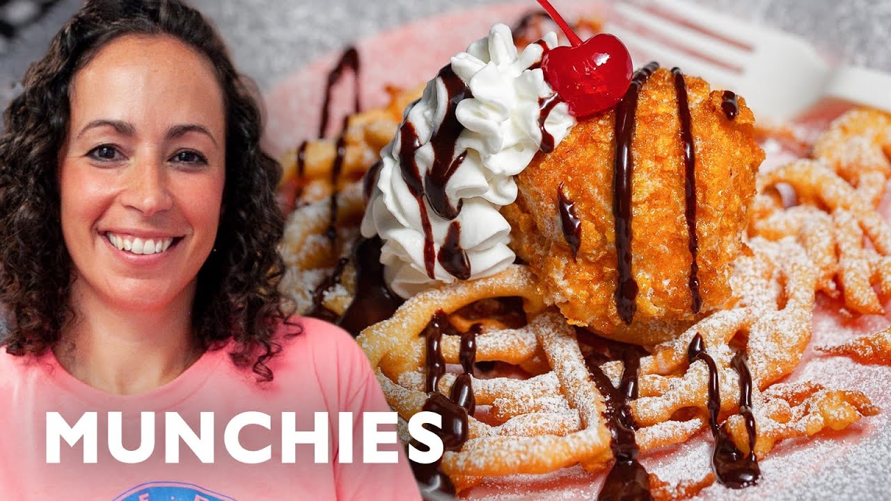 Make Farideh s Fried Ice Cream and Funnel Cake