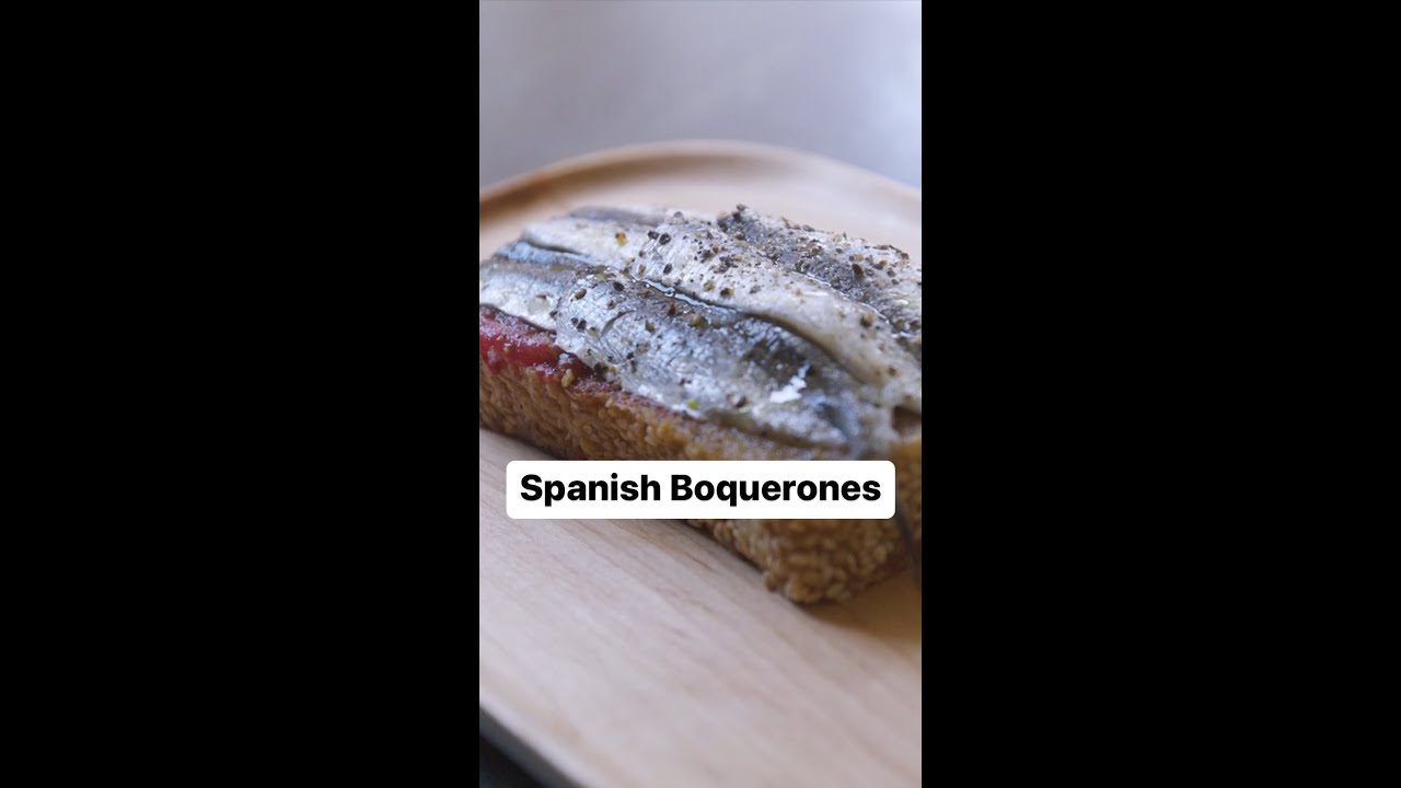 Spanish Boquerones at the Anchovy Bar in SF #shorts - Video