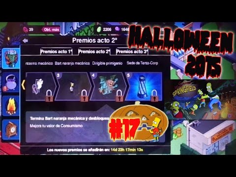 Los Simpson Springfield "Halloween'15: Cap. 17 - El Muro llorón y el Fantasma mecánico" por Tony