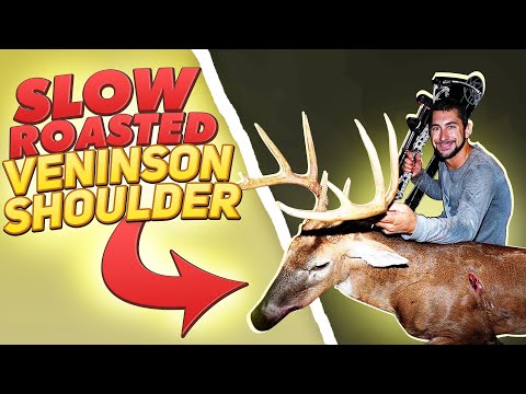 Slow Roasted Venison Shoulder! Deer Meat For Dinner!