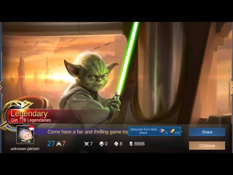 CYCLOPS MASTER YODA GAMEPLAY | BEST SKIN 2021 | MLBB