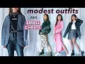 15 MODEST (but trendy!) Outfit Ideas For Small Chests | Nava Rose