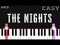 Avicii - The Nights | EASY Piano Tutorial