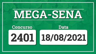 Capa de MEGA-SENA 2401
