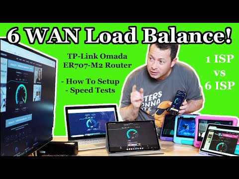 ✅ Multi-WAN Load Balancing Torture Test! - 6 Cellular WANs At Once - TP-Link Omada ER707-M2