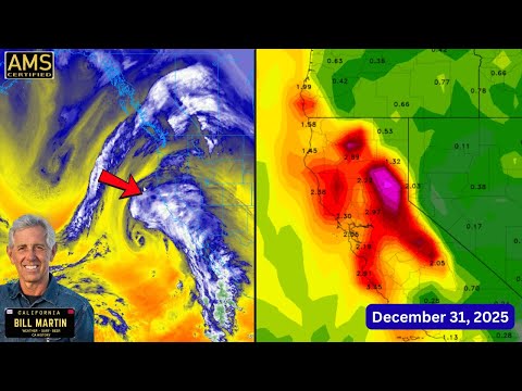 California Storm Series Incoming: Heavy Rain, 100 MPH Wind, Mountain Snow, King Tides Wet RoseParade