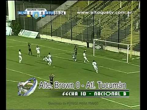 ALTE. BROWN 0 - ATL. TUCUMAN 1
