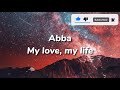 ABBA My Love My Life Lyrics