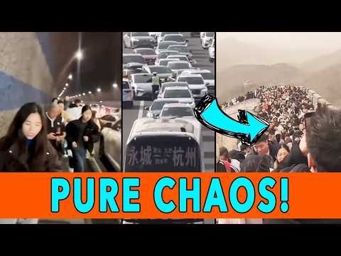 China's Holiday Season Chaos - It's a Mad House!