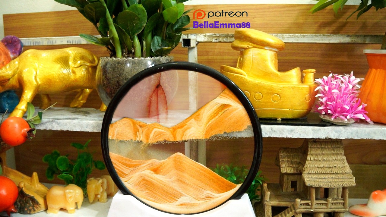 ASMR sand art for relaxation: the hidden beauty within each picture