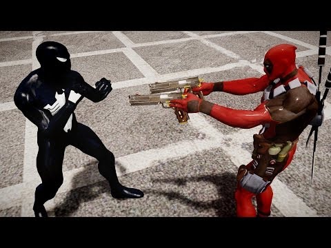 Deadpool vs Black Spiderman - EPIC BATTLE